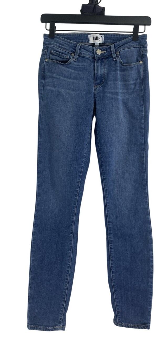 Paige Sz 27 Verdugo Crop Womens Blue Denim Jeans Ankle
